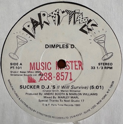 画像1: Dimples D - Sucker D.J's/Marley Larl's Sucker Dub/Suckapella  12"