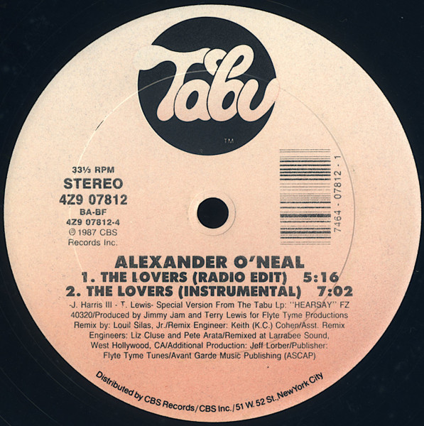 画像3: Alexander O'Neal - The Lovers  12"