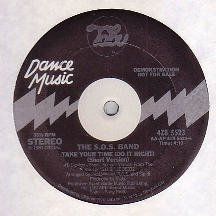 画像2: The S.O.S. Band - Take Your Time (Long 7:47/Short 4:10)  12"