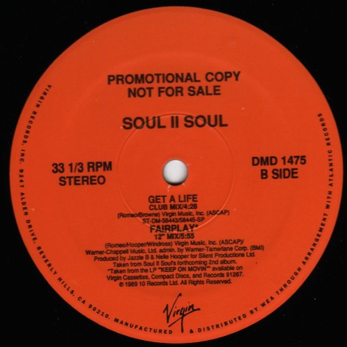 画像2: Soul II Soul - Get A Life X3/Fairplay (12" Mix)  12"