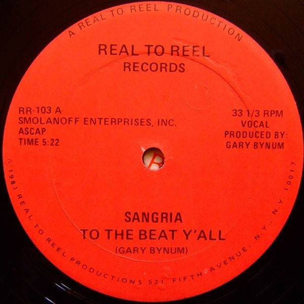 画像2: Sangria - To The Beat Y'all/Loose On Forty Duce 12"