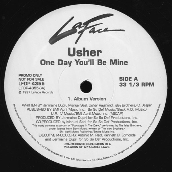画像1: Usher - One Day You'll Be Mine 12"