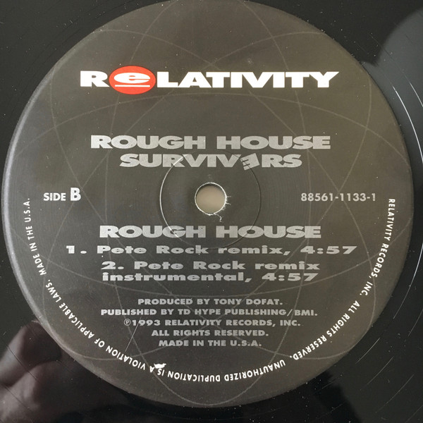 画像2: Rough House Survivers - Rough House (Pete Rock Remix)   12"
