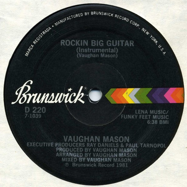 画像2: Vaughan Mason - Jammin Big Guitar/Rockin Big Guitar (Inst)  12"