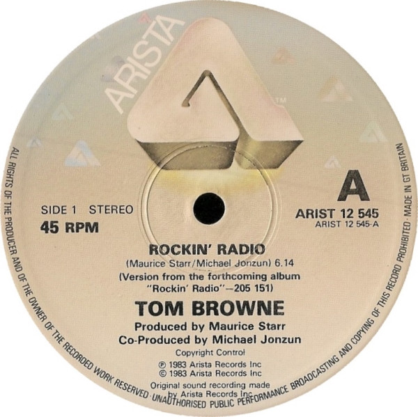 画像1: Tom Browne - Rockin' Radio/Dub (6:07)  12"