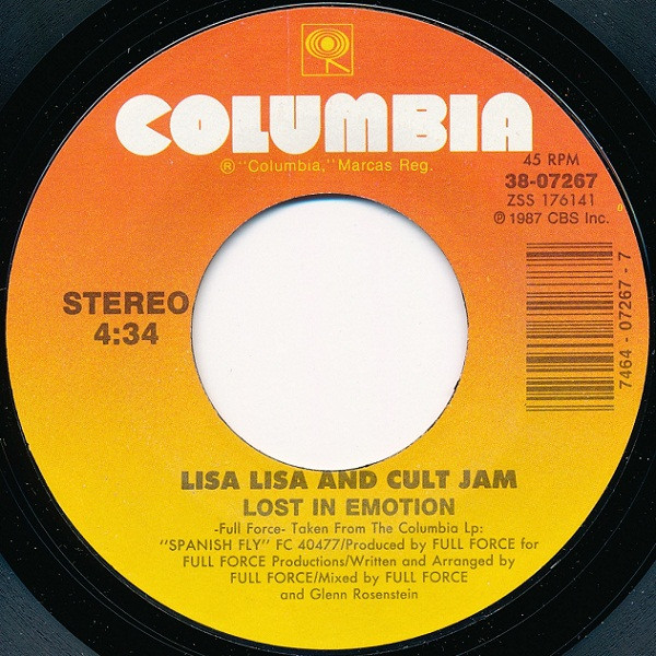 画像2: Lisa Lisa And Cult Jam - Lost In Emotion/Motion Is Lost 7"