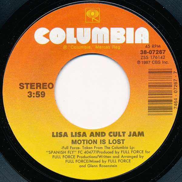 画像3: Lisa Lisa And Cult Jam - Lost In Emotion/Motion Is Lost 7"