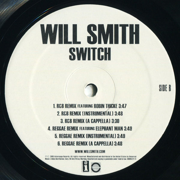 画像2: Will Smith - Party Starter/Switch 12"
