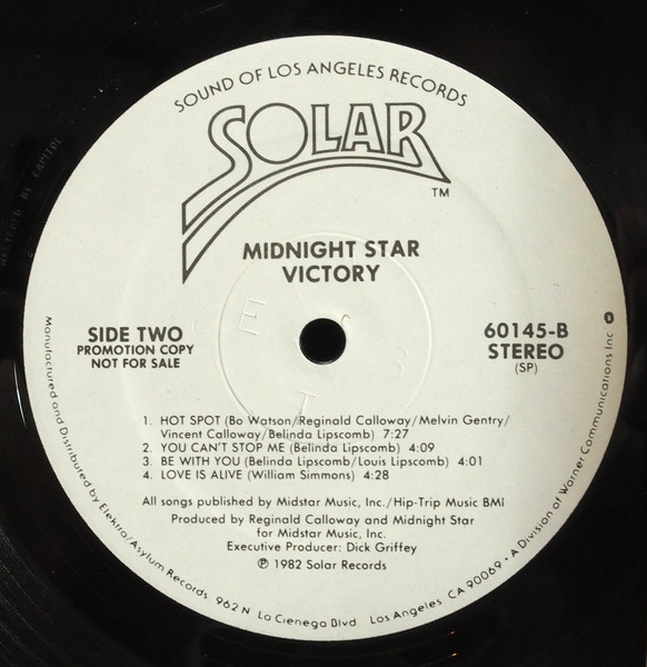 画像2: Midnight Star - Victory LP