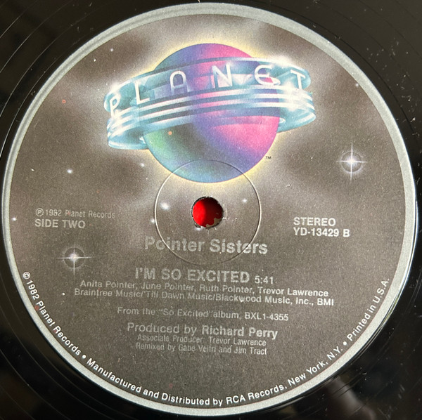 画像3: Pointer Sisters - If You Wanna Get Back Your Lady/I'm So Excited  12"