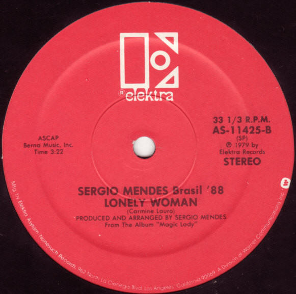 画像2: Sergio Mendes & Brasil '88 - I'll Tell You/Lonely Woman  12"