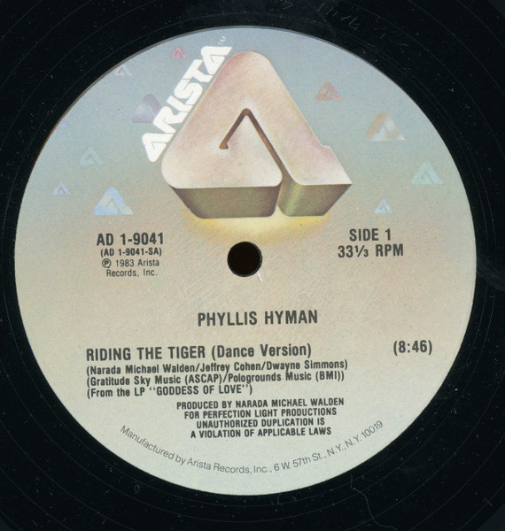 画像1: Phyllis Hyman - Riding The Tiger  12"