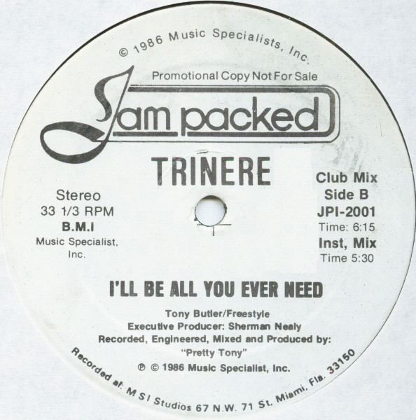 画像2: Trinere - I'll Be All You Ever Need  12" 