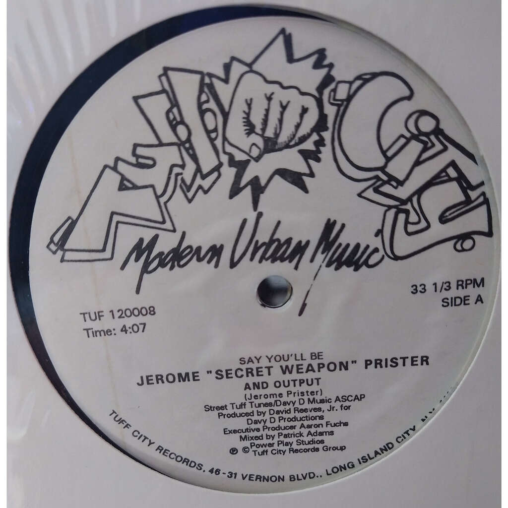 画像1: Jerome "Secret Weapon" Prister And Output - Say You'll Be 12"