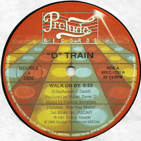 画像2: "D" Train - Walk On By/Keep On  12"