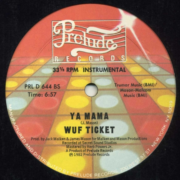 画像2: Wuf Ticket - Ya Mama  12"