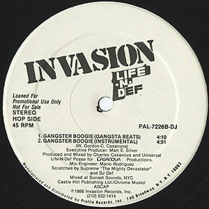 画像2: Life-N-Def  -  Gangster Boogie  12" 