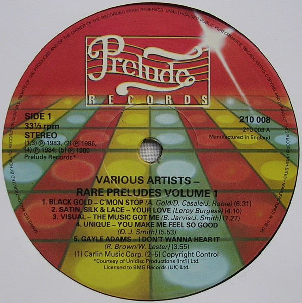 画像2: V.A (Prelude) - Rare Preludes Volume One LP 
