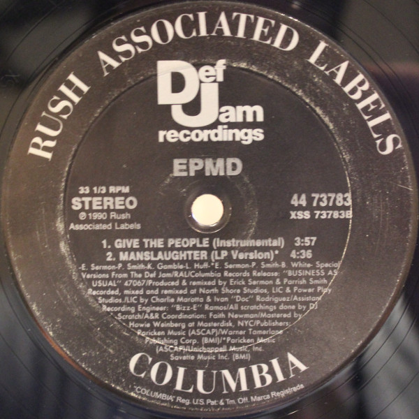 画像3: EPMD - Give The People/Manslaughter  12"