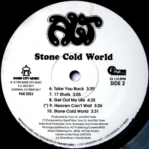 画像2: A.L.T - Stone Cold World   LP