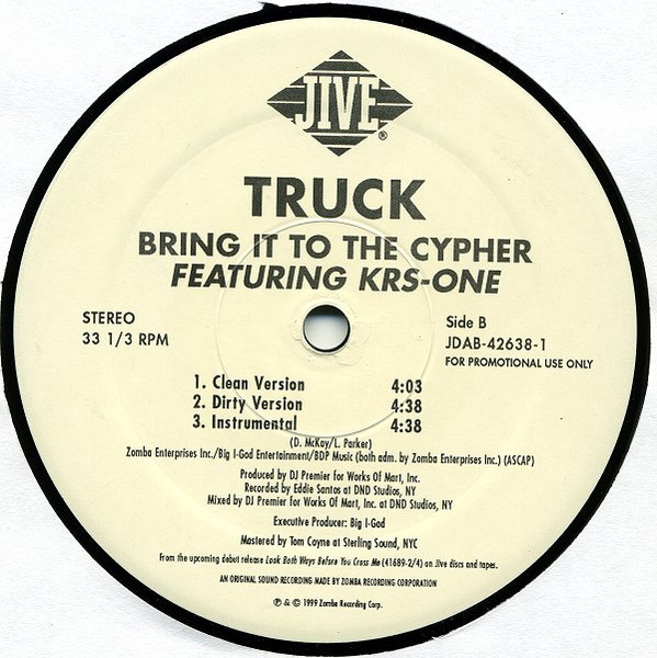 画像3: Truck - Breaker One/Bring It To The Cypher 12"