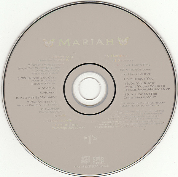 画像2: Mariah Carey - #1's  CD