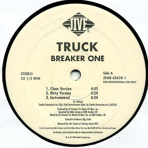 画像2: Truck - Breaker One/Bring It To The Cypher 12"